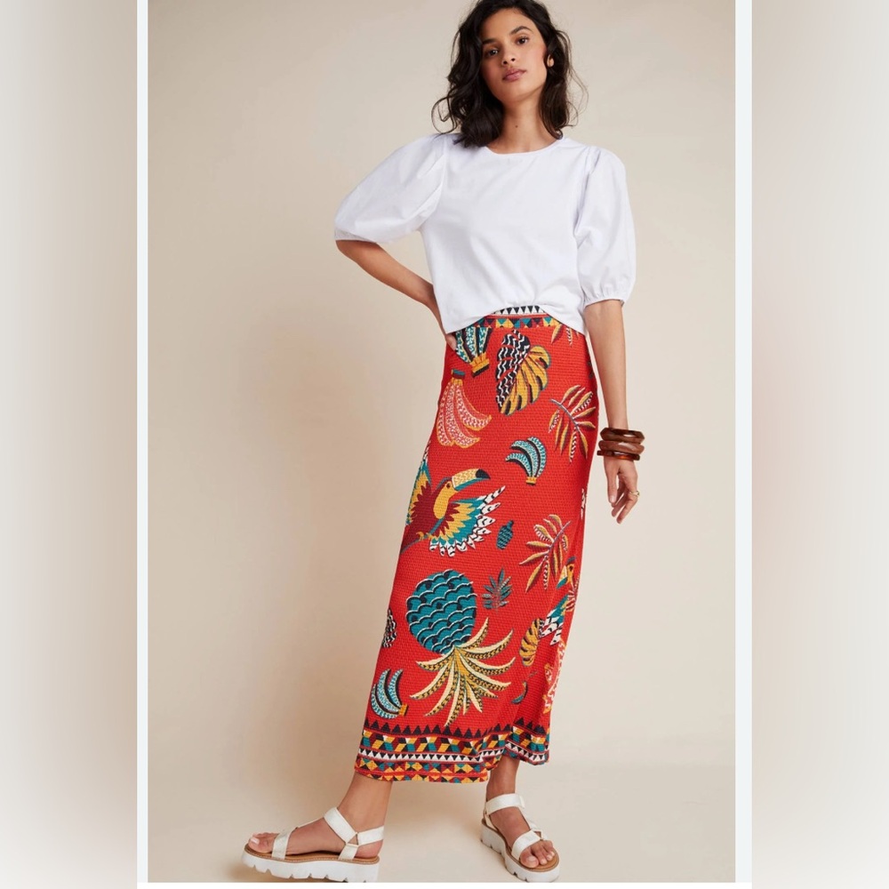Farm Rio Gabriela Knit Maxi Skirt